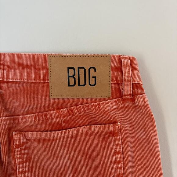 bdg urban outfitters burnt orange corduroy extreme flare pants size 26 - Picture 7 of 8
